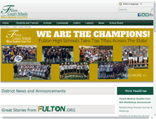 Tablet Screenshot of fultonschools.org